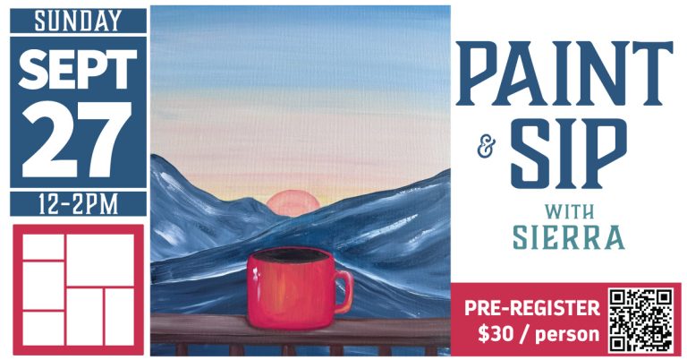 September Paint N’ Sip with Sierra